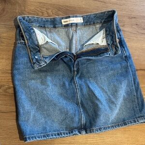 ASOS Denim Blue Mini Skirt